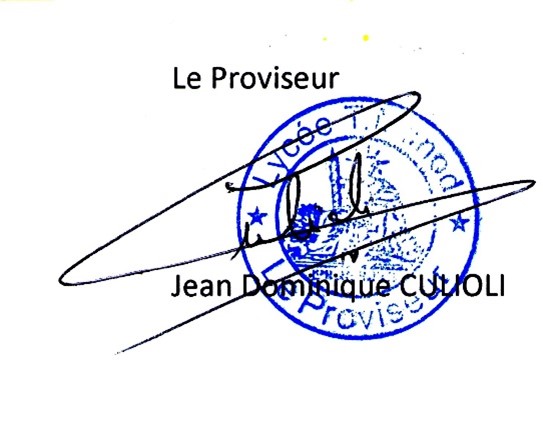 signature proviseur
